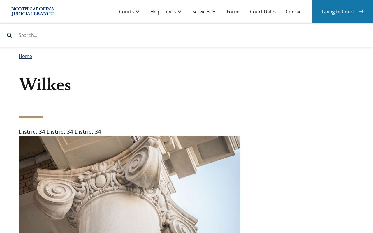 Wilkesboro court docket Judicial Branch clerk and court directory